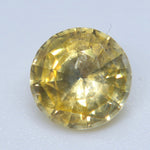 1.20ct Natural Yellow Ceylon Sapphire – Round Cut - Sapphirepal
