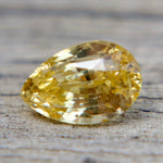 1.20ct Natural Yellow Sapphire | Pear Cut Unheated Untreated Loose Gemstone - Sapphirepal
