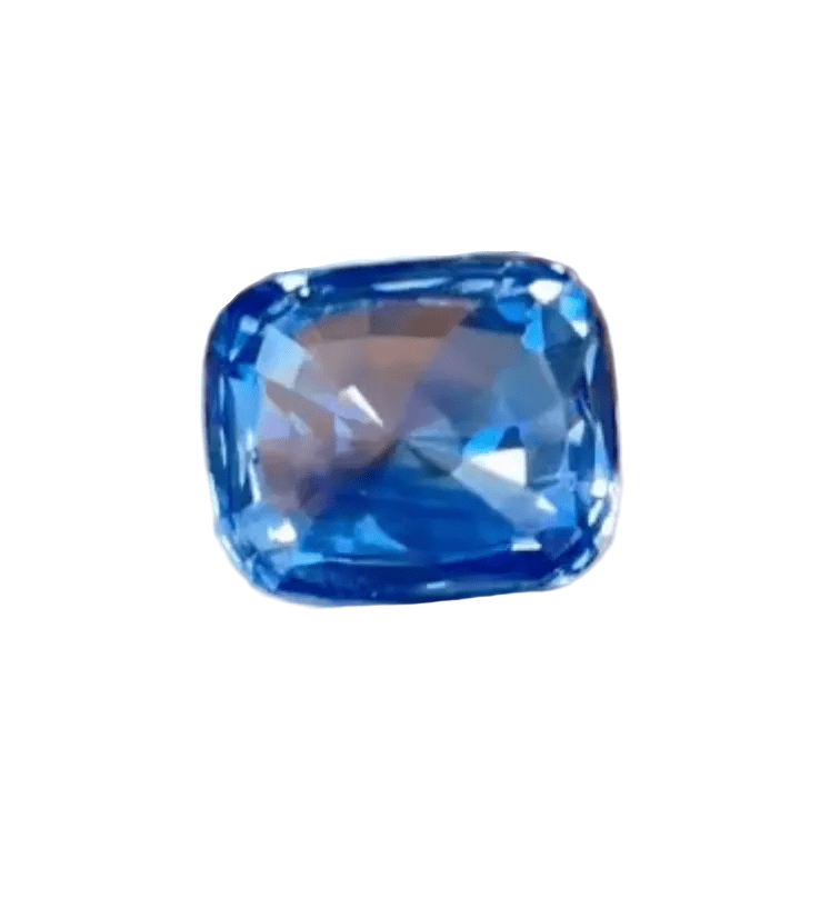 12.25 Carat Natural Blue Sapphire Cushion Cut | Ceylon Sapphire Gemstone - Sapphirepal