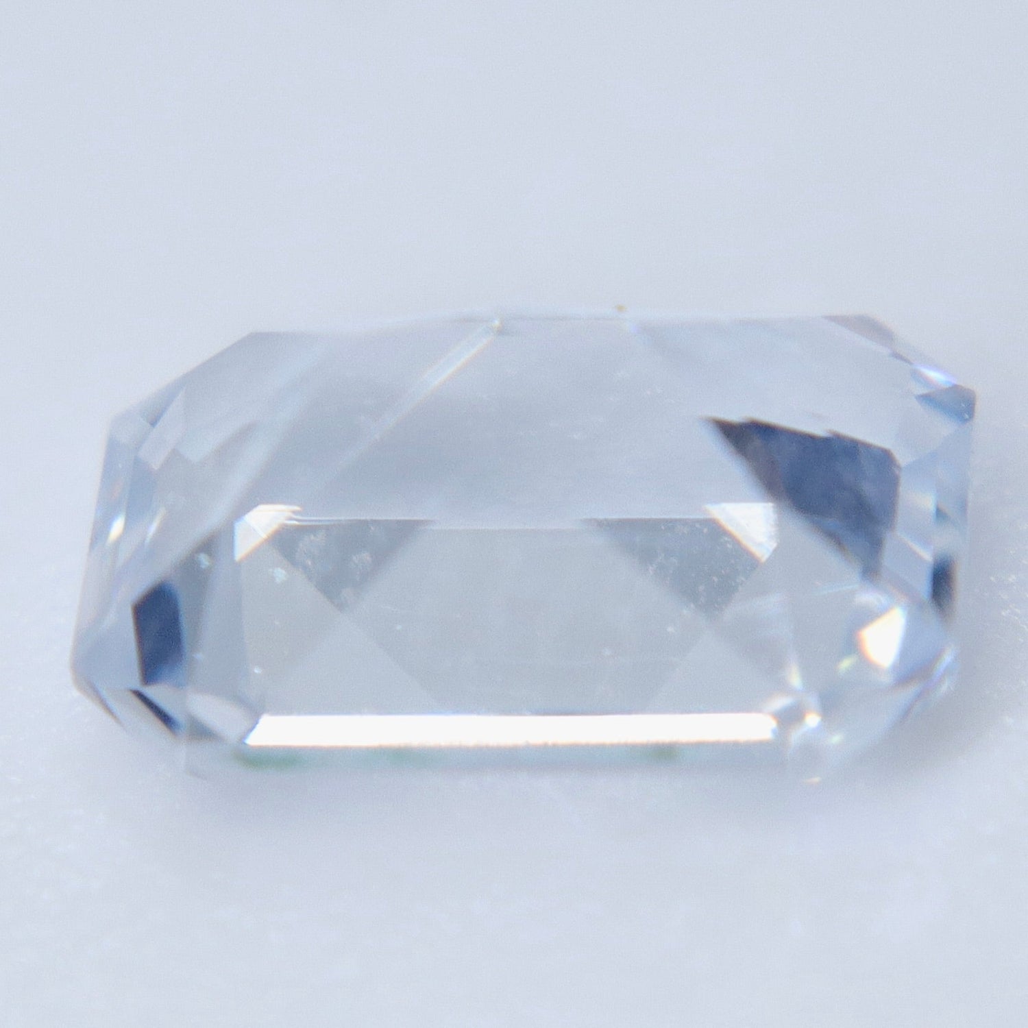 1.23ct Natural Colorless Sapphire – Emerald Cut Ceylon Sapphire Gemstone - Sapphirepal