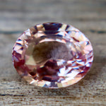 1.24 Carat Natural Padparadscha Sapphire – Unheated Oval Cut Ceylon Gemstone - Sapphirepal