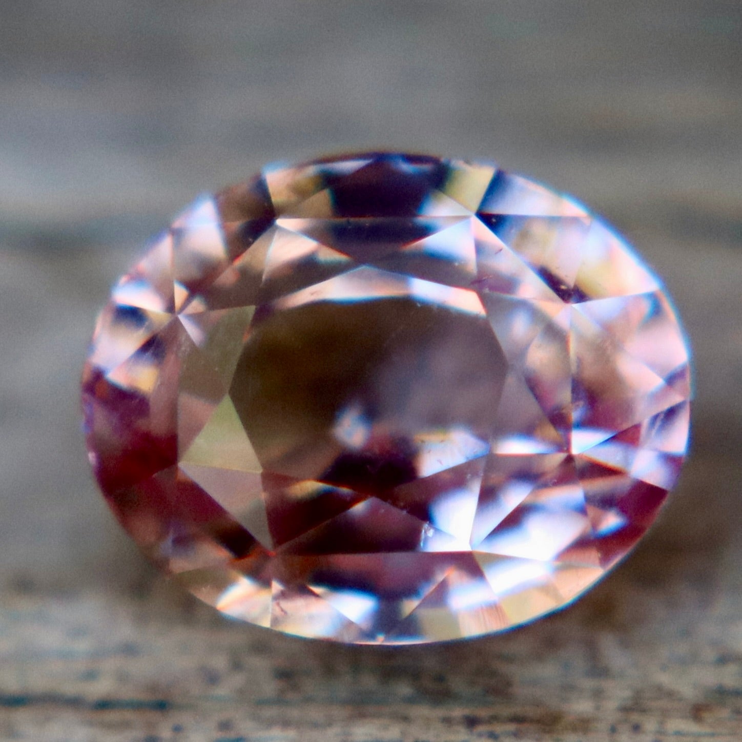 1.24 Carat Natural Padparadscha Sapphire – Unheated Oval Cut Ceylon Gemstone - Sapphirepal