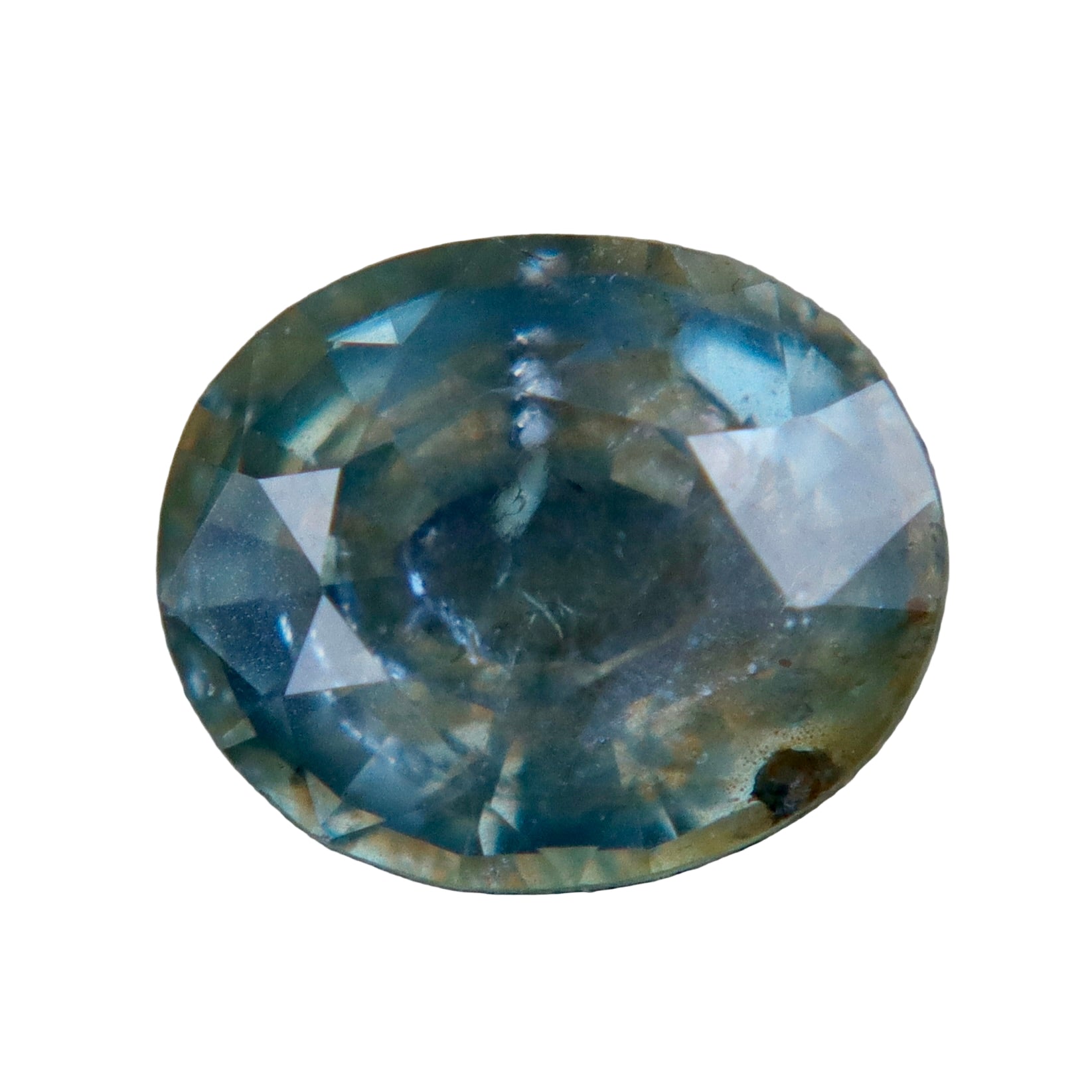1.27 ct Natural Parti Sapphire (Madagascar, Unheated & Untreated) – Oval Cut, I Clarity - Sapphirepal