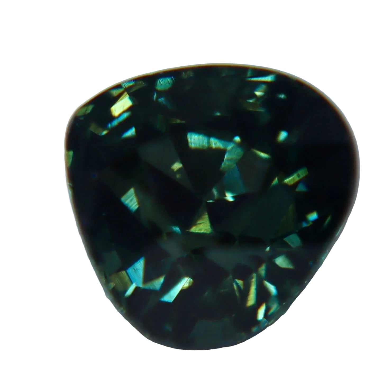 1.27ct Natural Green Sapphire – Untreated Madagascar Pear Cut - Sapphirepal