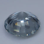 1.29ct Natural White Sapphire – Unheated Round Ceylon Gemstone - Sapphirepal