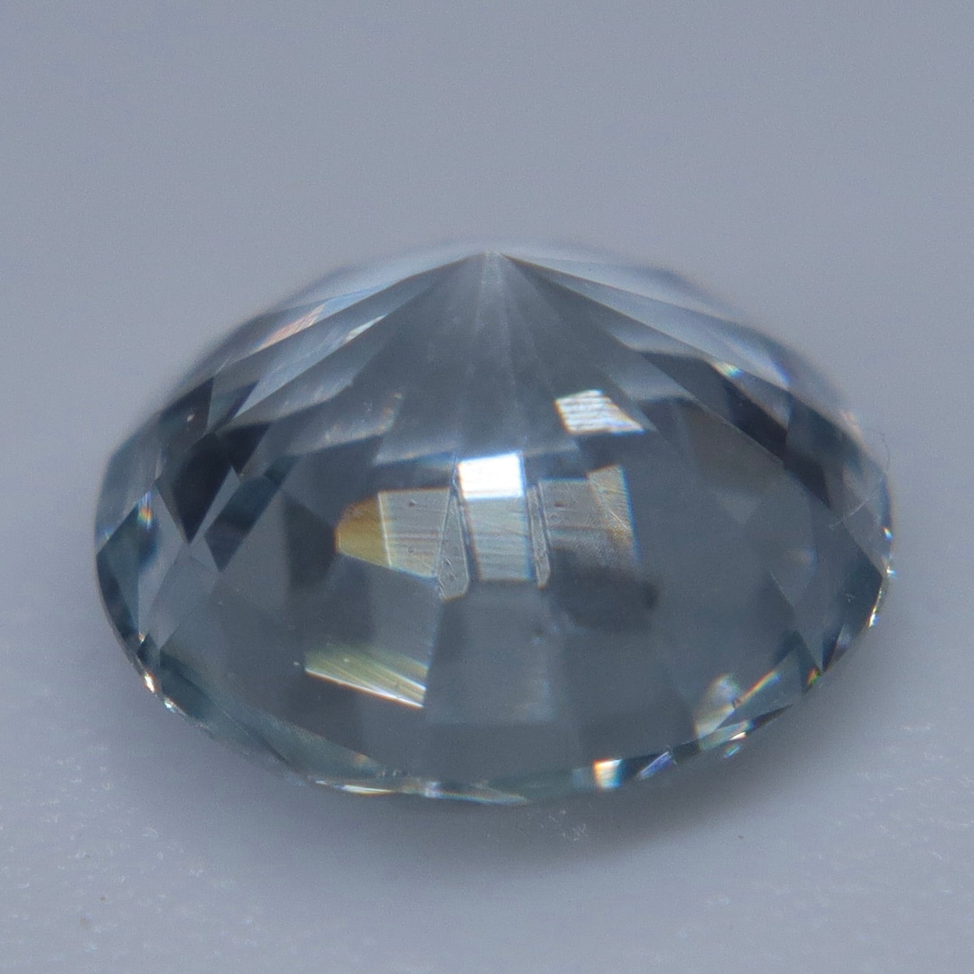 1.29ct Natural White Sapphire – Unheated Round Ceylon Gemstone - Sapphirepal