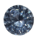 1.29ct Natural White Sapphire – Unheated Round Ceylon Gemstone - Sapphirepal