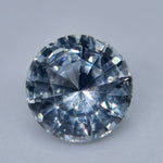1.29ct Natural White Sapphire – Unheated Round Ceylon Gemstone - Sapphirepal