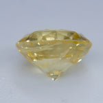 1.29ct Natural Yellow Sapphire – Round Cut Ceylon Gemstone - Sapphirepal
