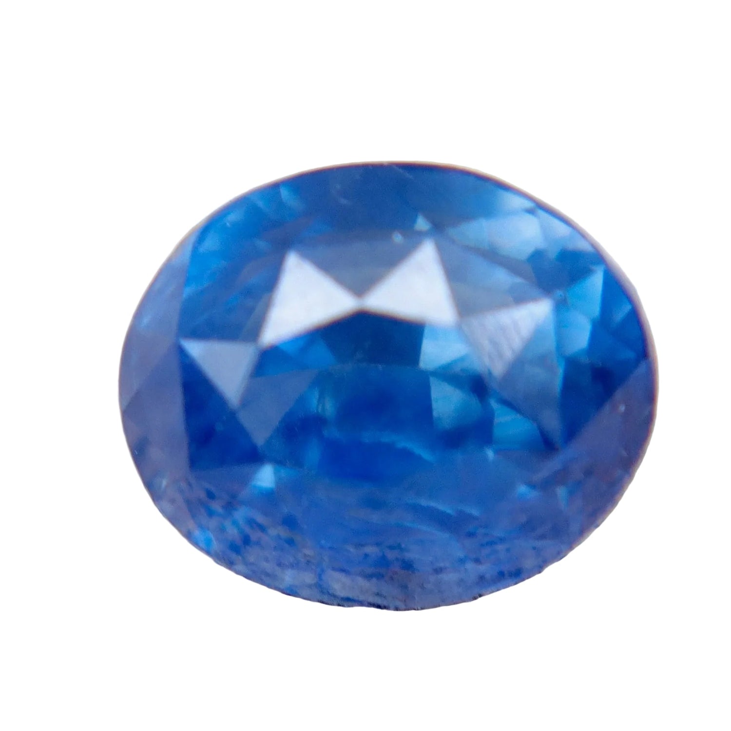 1.30ct Natural Blue Sapphire – Unheated Oval Cut Ceylon Gemstone - Sapphirepal