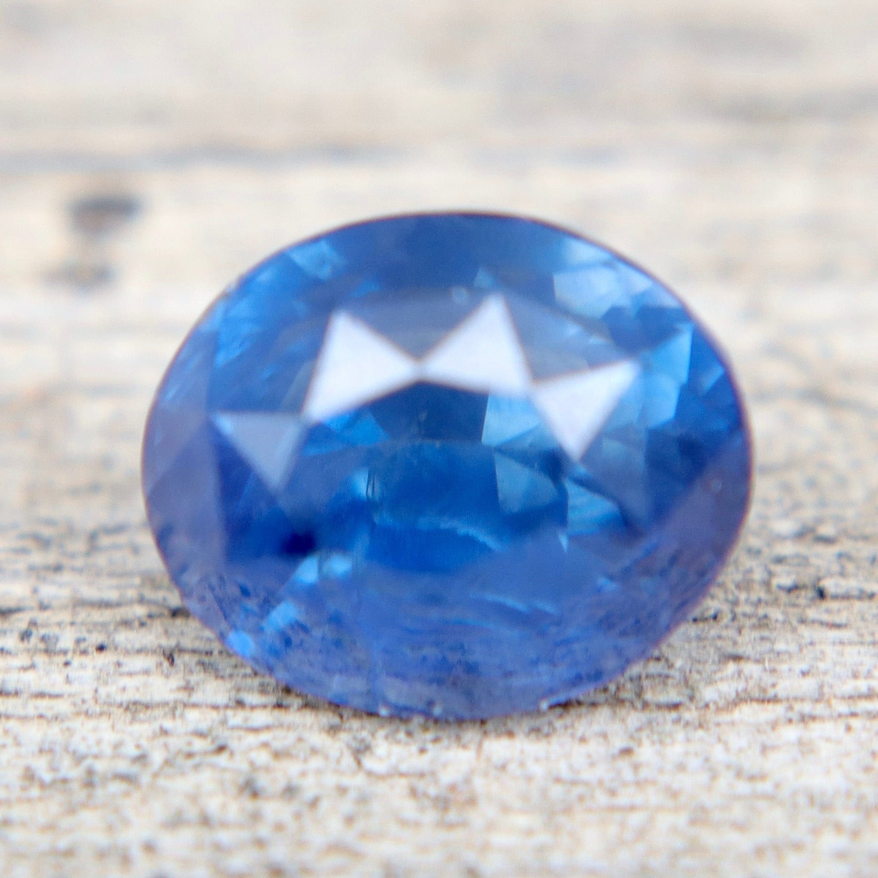1.30ct Natural Blue Sapphire – Unheated Oval Cut Ceylon Gemstone - Sapphirepal