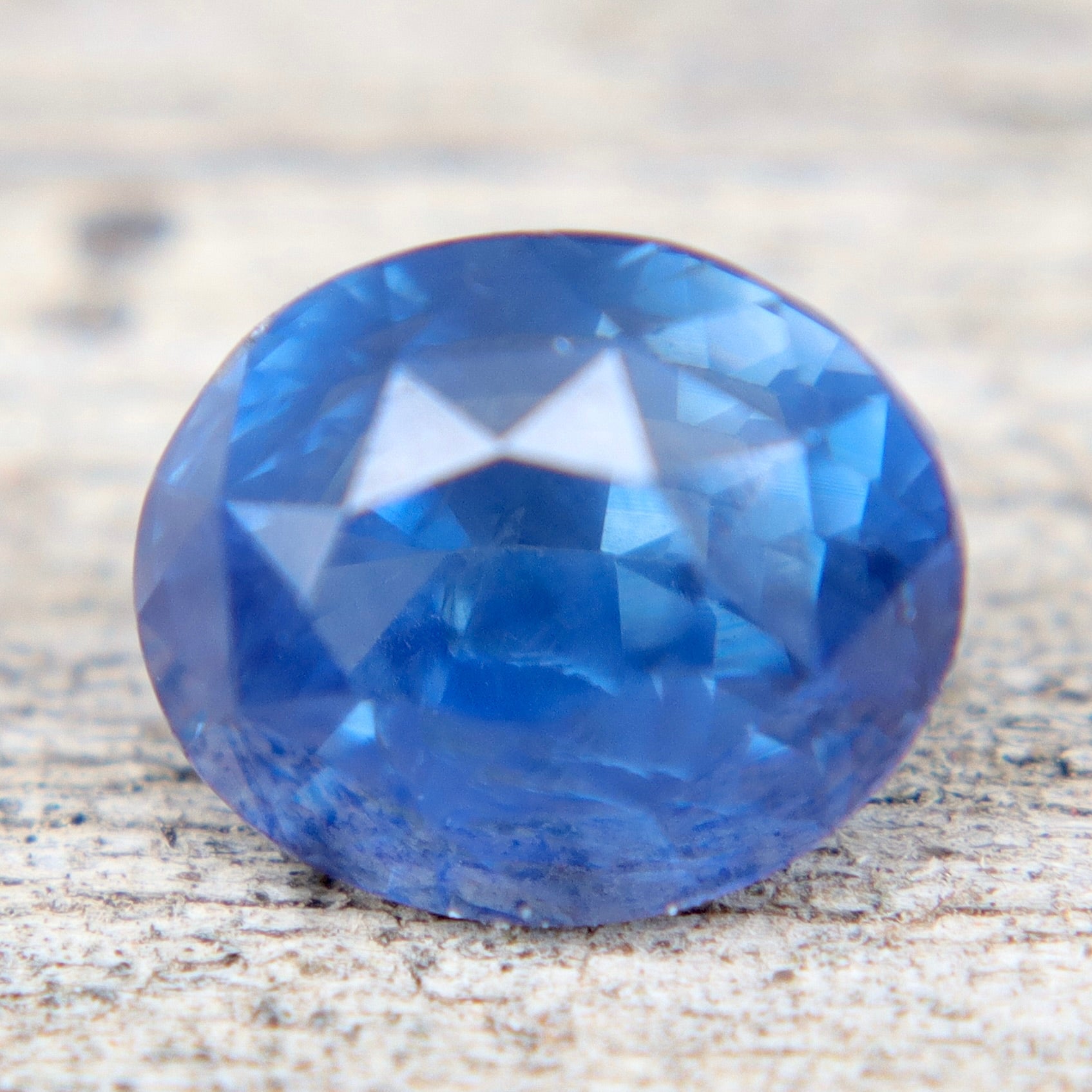 1.30ct Natural Blue Sapphire – Unheated Oval Cut Ceylon Gemstone - Sapphirepal