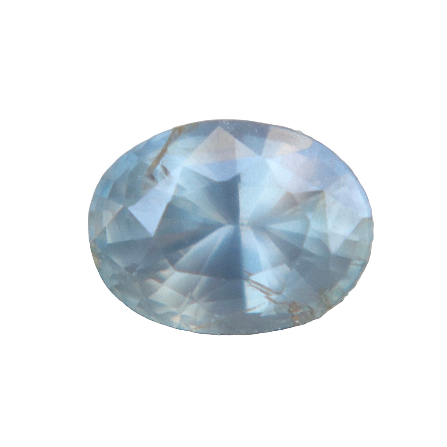 1.30ct Natural Gray Sapphire – Oval Cut (Ceylon, Unheated & Untreated, I Clarity) - Sapphirepal