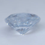1.34ct Natural White Ceylon Sapphire – Eye-Clean Round Cut - Sapphirepal