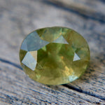1.36ct Natural Green Sapphire – Oval Cut (Ceylon, Unheated & Untreated) - Sapphirepal