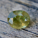 1.36ct Natural Green Sapphire – Oval Cut (Ceylon, Unheated & Untreated) - Sapphirepal