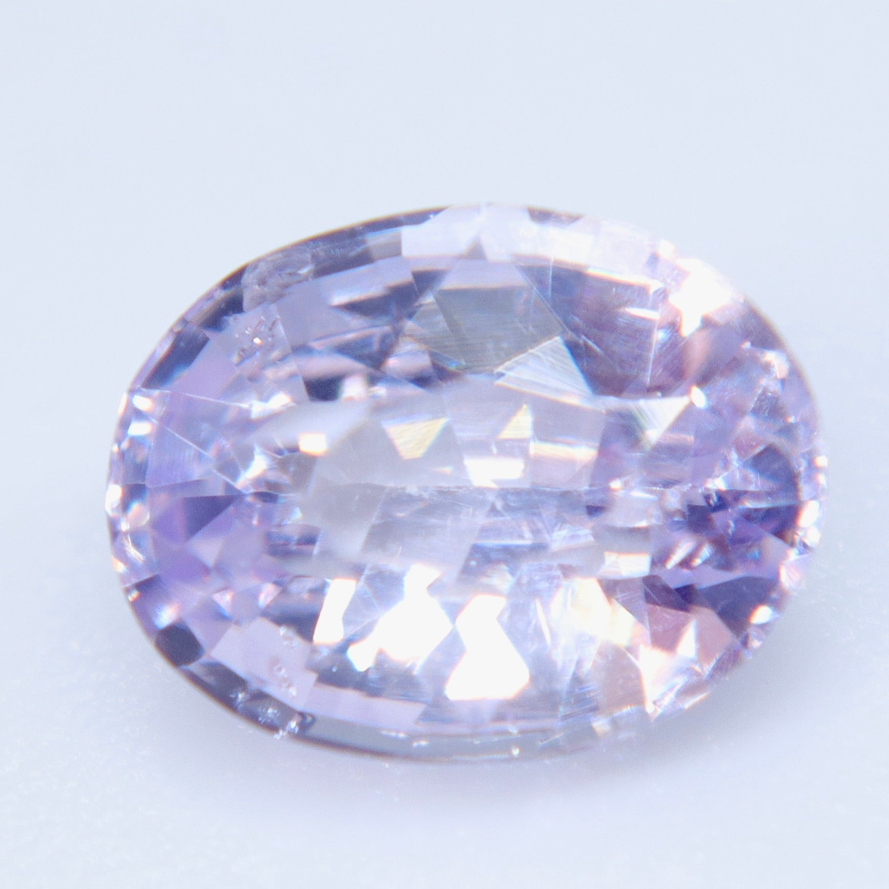 1.39ct Natural Pale Pink Sapphire – Oval Cut Ceylon Sapphire Gemstone - Sapphirepal