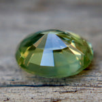 1.43 Carat Natural Green Sapphire – Unheated Oval Cut Ceylon Gemstone - Sapphirepal