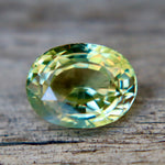 1.43 Carat Natural Green Sapphire – Unheated Oval Cut Ceylon Gemstone - Sapphirepal