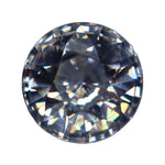 1.43ct Natural White Sapphire with Soft Pink Hue – Unheated Round Ceylon Gemstone - Sapphirepal