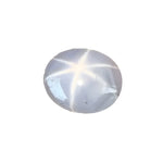 1.45 Carat Natural Star Sapphire – Bluish Grey Oval Cabochon | Ceylon Origin | Unheated Earth - Sourced Gemstone - Sapphirepal