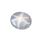 1.45 Carat Natural Star Sapphire – Bluish Grey Oval Cabochon | Ceylon Origin | Unheated Earth - Sourced Gemstone - Sapphirepal