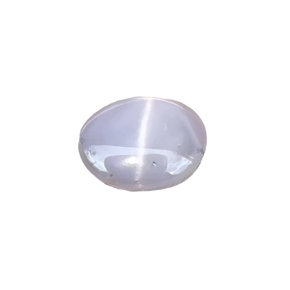 1.45 Carat Natural Star Sapphire – Bluish Grey Oval Cabochon | Ceylon Origin | Unheated Earth - Sourced Gemstone - Sapphirepal