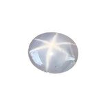 1.45 Carat Natural Star Sapphire – Bluish Grey Oval Cabochon | Ceylon Origin | Unheated Earth - Sourced Gemstone - Sapphirepal