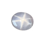 1.45 Carat Natural Star Sapphire – Bluish Grey Oval Cabochon | Ceylon Origin | Unheated Earth - Sourced Gemstone - Sapphirepal