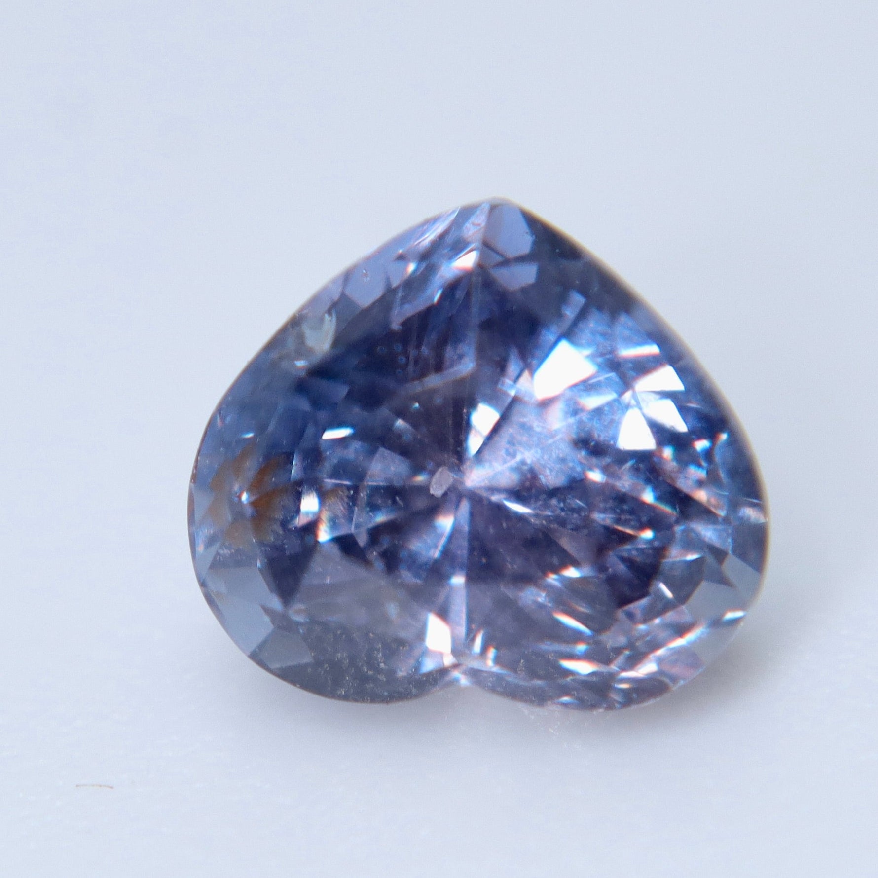 1.46ct Natural Purple Sapphire – Heart Cut Ceylon Sapphire - Sapphirepal