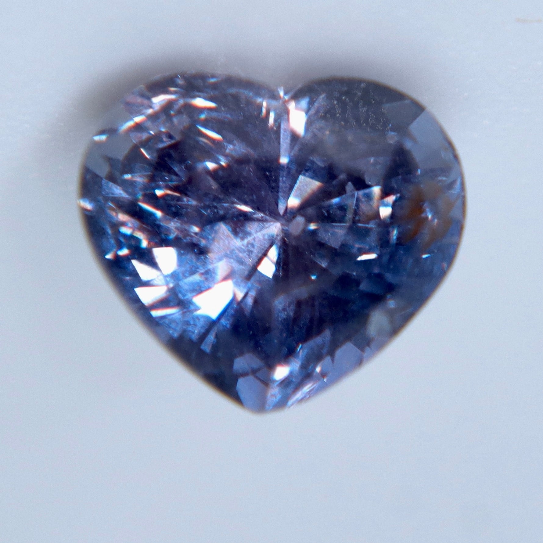 1.46ct Natural Purple Sapphire – Heart Cut Ceylon Sapphire - Sapphirepal