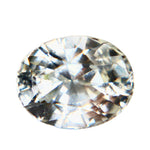 1.50 Carat Natural White Sapphire | Oval Cut | Unheated Ceylon Gemstone - Sapphirepal