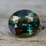 1.50ct Natural Color Change Sapphire – Ceylon Oval Cut Green to Reddish Orange Gemstone - Sapphirepal