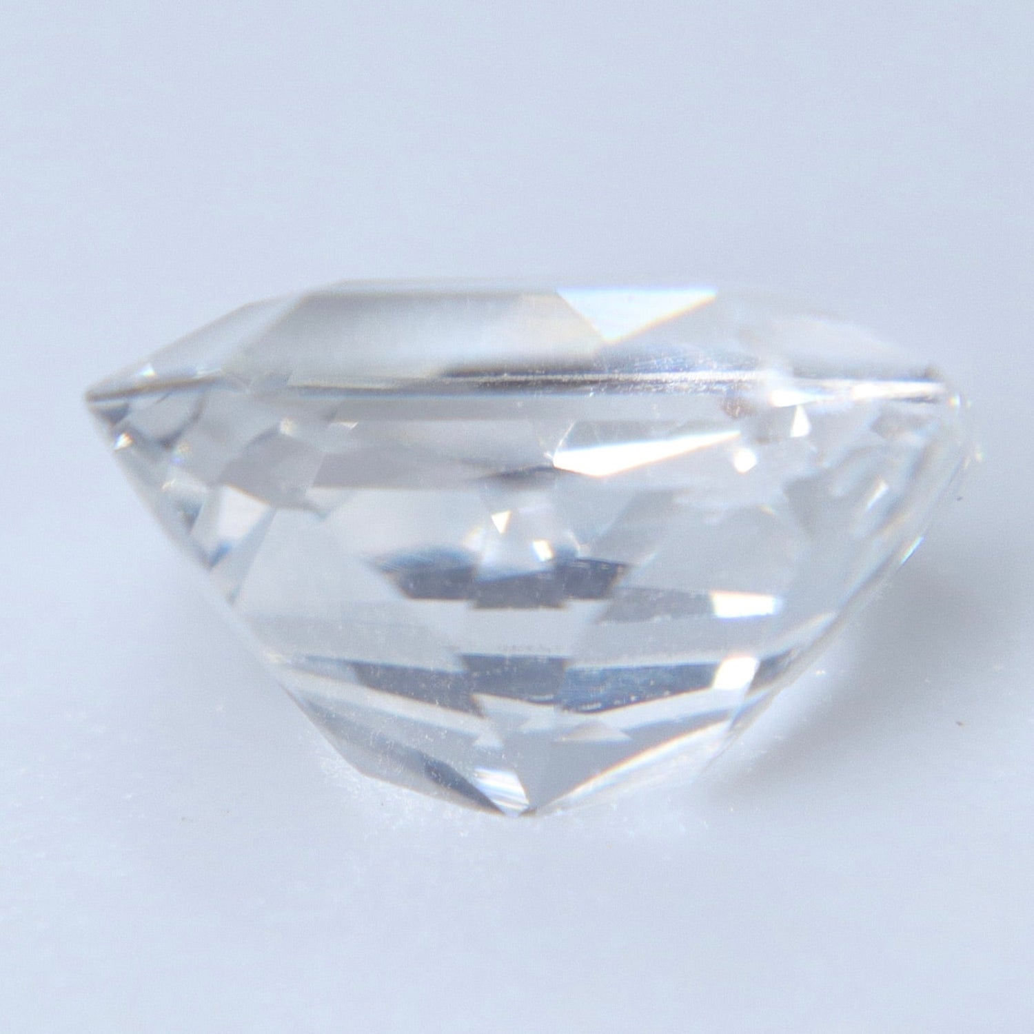 1.50ct Natural Colorless Sapphire – Emerald Cut Ceylon Sapphire - Sapphirepal