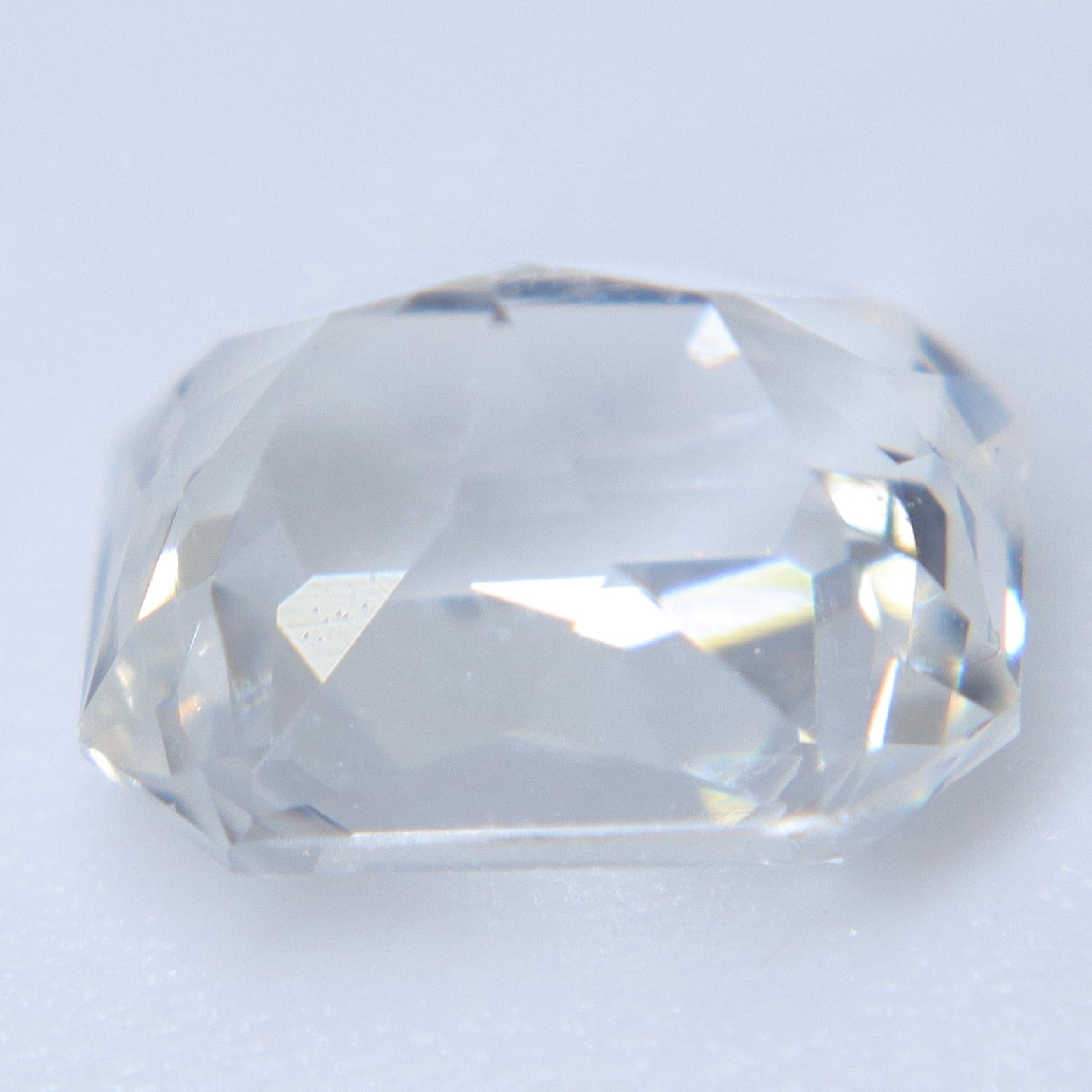 1.50ct Natural Colorless Sapphire – Emerald Cut Ceylon Sapphire - Sapphirepal