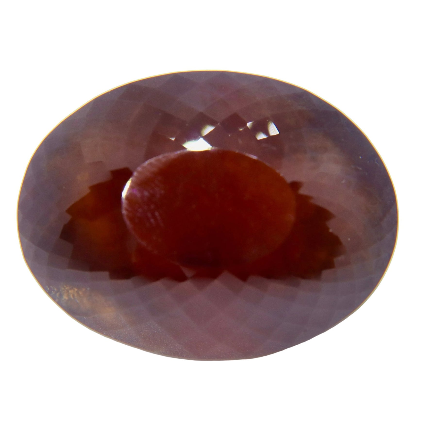 151.20 Carat Natural Hessonite Garnet Oval Cut Ceylon Untreated Collector Gem - Sapphirepal