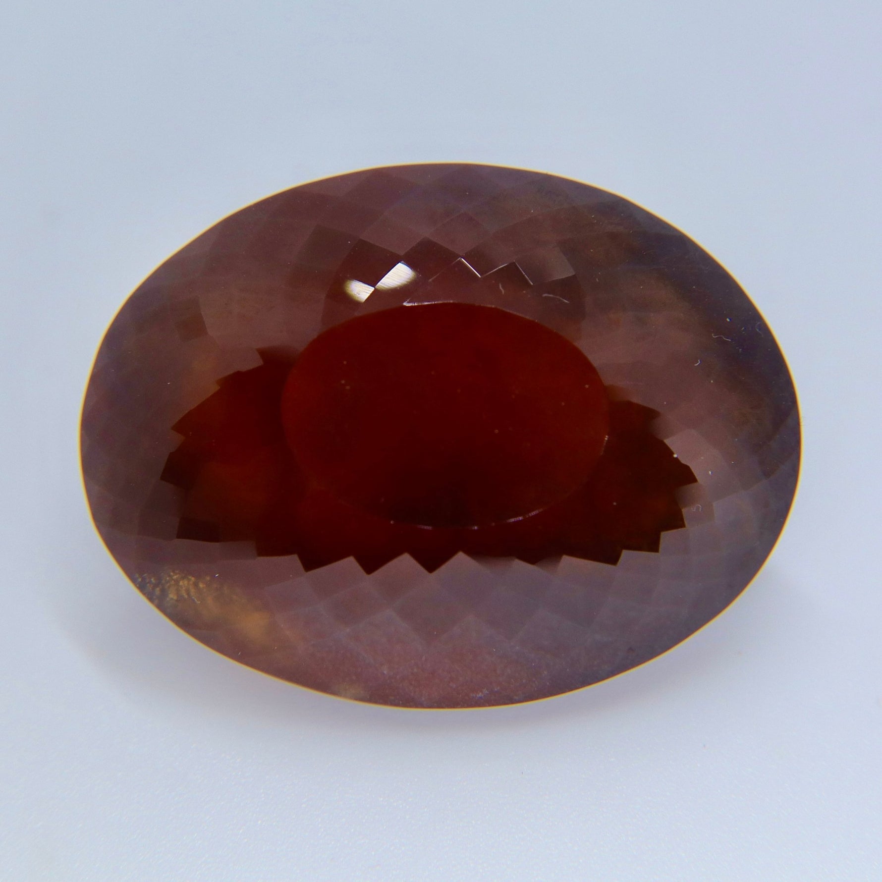 151.20 Carat Natural Hessonite Garnet Oval Cut Ceylon Untreated Collector Gem - Sapphirepal