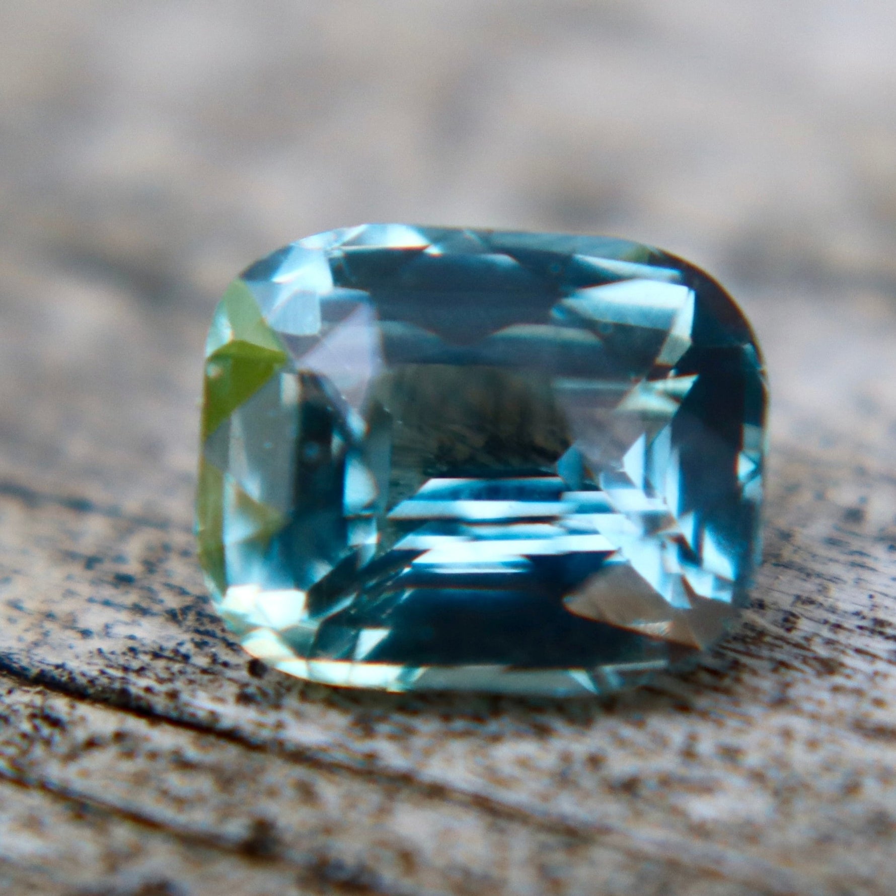 1.54 Carat Natural Teal Sapphire – Unheated Cushion Cut Madagascar - Sapphirepal