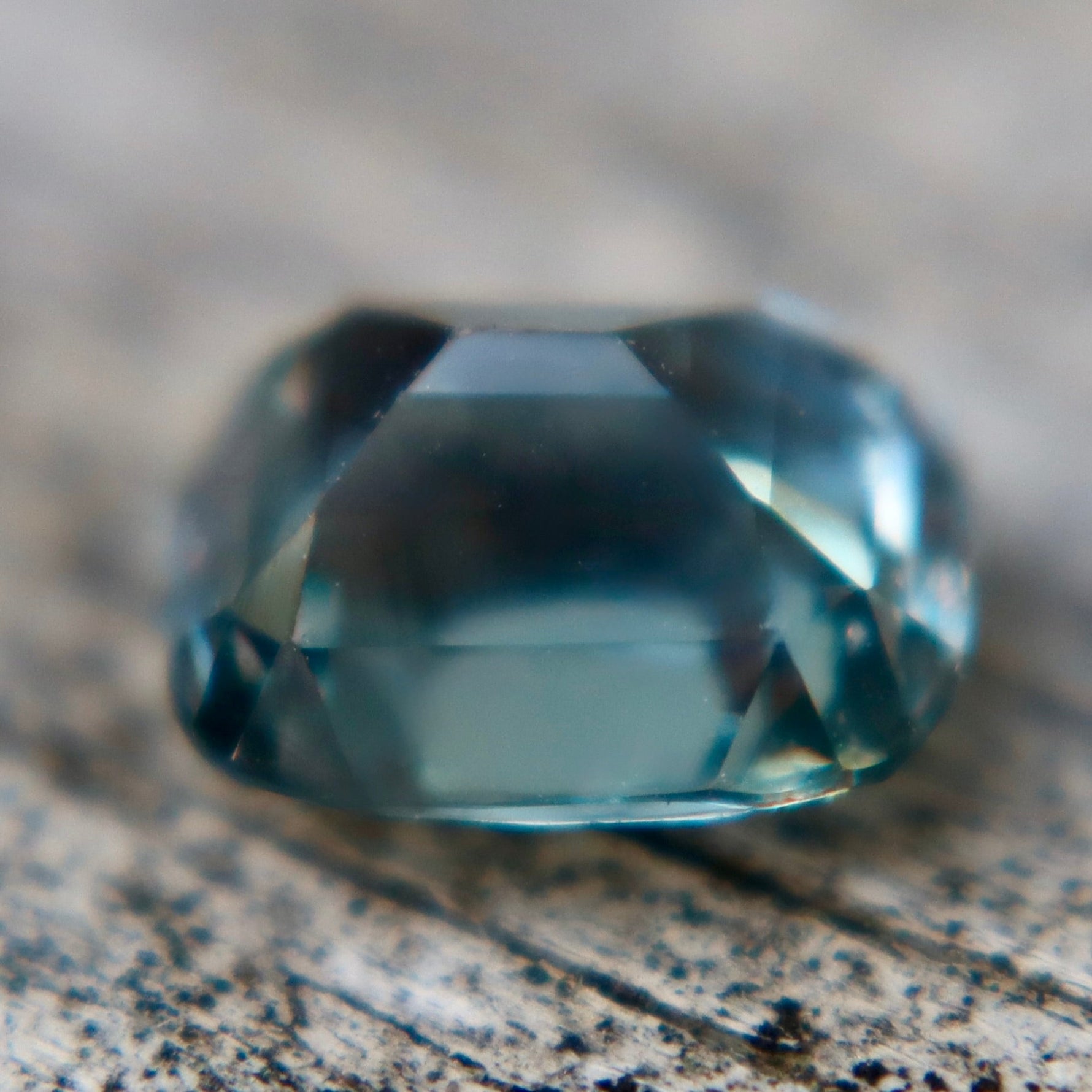 1.54 Carat Natural Teal Sapphire – Unheated Cushion Cut Madagascar - Sapphirepal