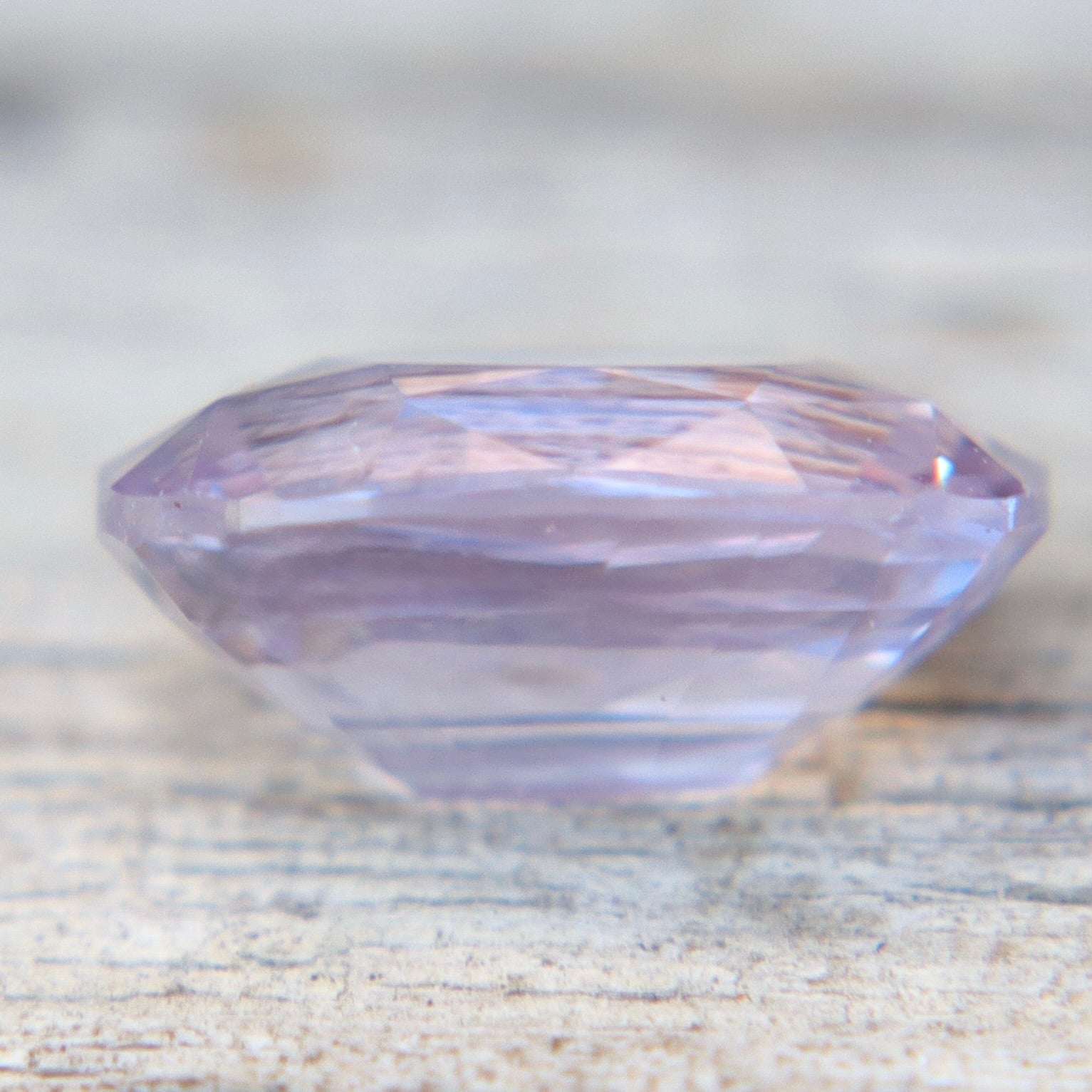 1.59 Carat Natural Pale Pink Sapphire – Unheated Cushion Cut Ceylon Gemstone - Sapphirepal