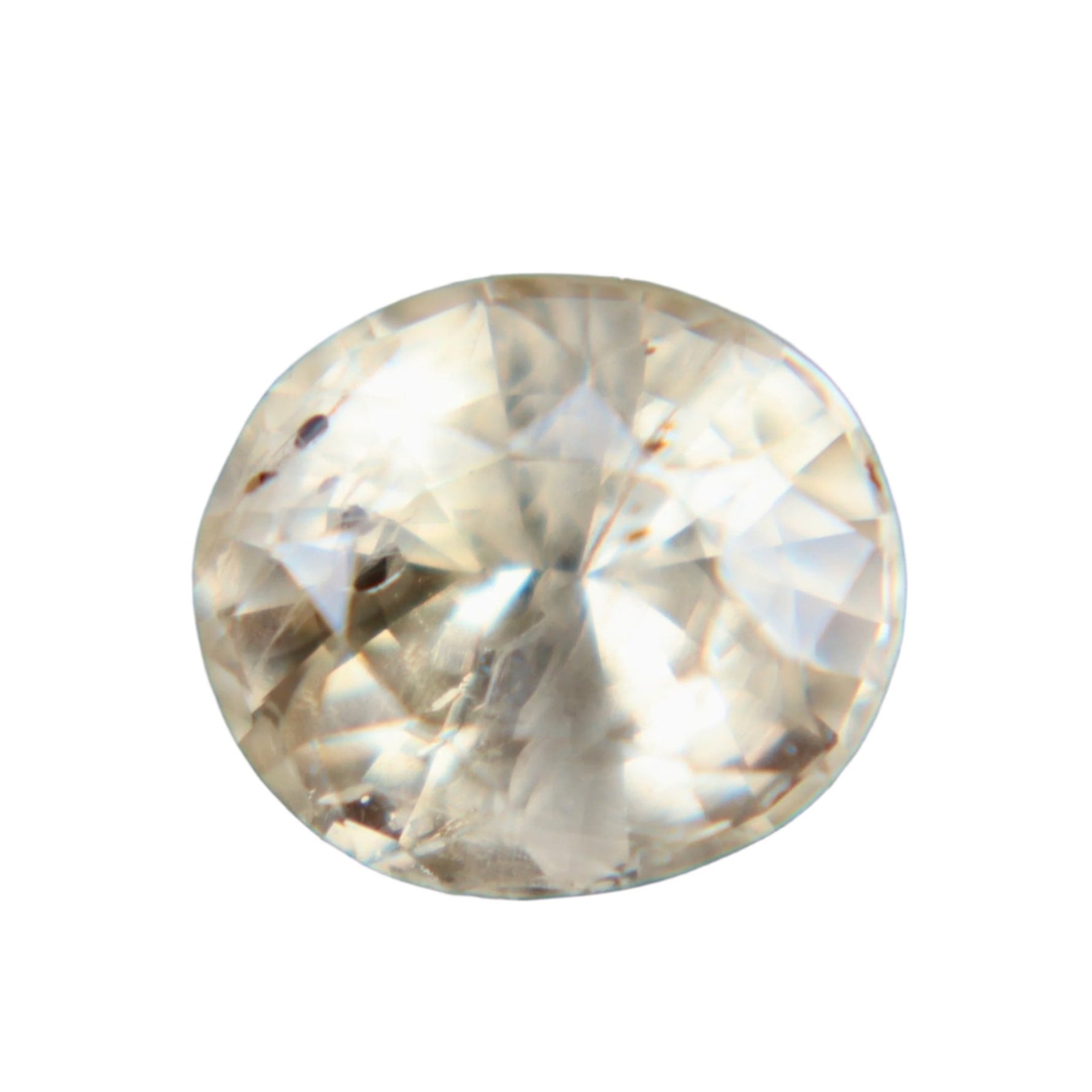 1.60 Carat Natural Pale Peach Sapphire – Unheated Ceylon Oval Gemstone - Sapphirepal