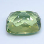 16.61 Carat Natural Prasiolite – Cushion-Cut Green Quartz from Ceylon - Sapphirepal