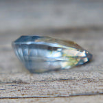 1.72 Carat Natural Pale Blue Yellow Bi Color Sapphire – Unheated Pear Cut Ceylon Gemstone - Sapphirepal