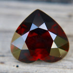 19.35 Carat Natural Garnet – Heart Cut | VVS Clarity | Ceylon Origin | Loose Red Garnet for Statement Jewellery - Sapphirepal