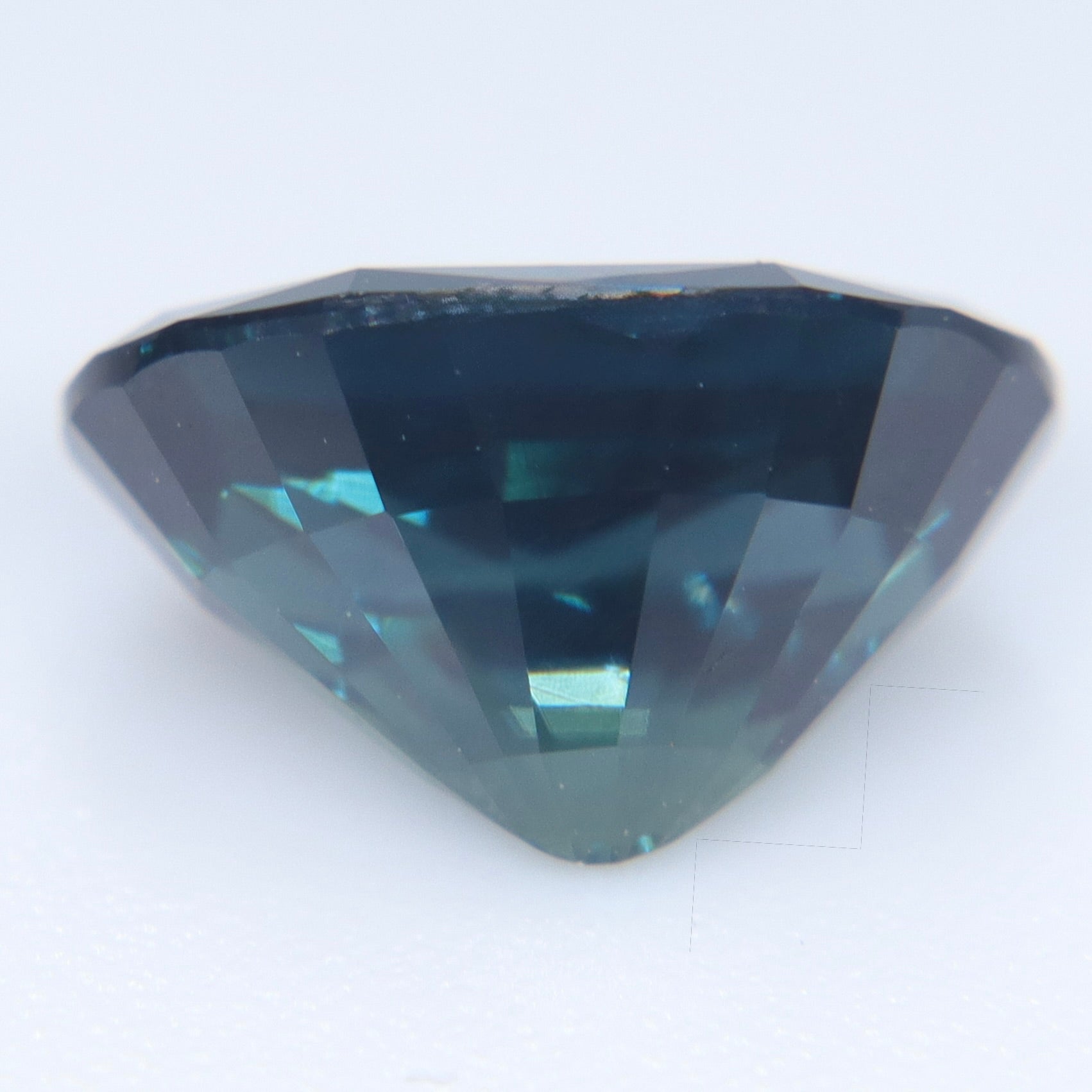 2.20ct Australian blue green sapphire oval faceted loose gemstone