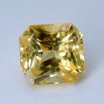 2.00ct Natural Unheated Yellow Sapphire – Radiant Cut Ceylon Sapphire - Sapphirepal