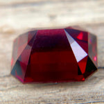 20.67 Carat Natural Garnet Emerald Cut | VVS Ceylon Earth - Sourced Gemstone - Sapphirepal
