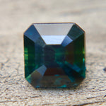 2.07 Carat Natural Australian Green Sapphire – Asscher Cut Eye - Clean Loose Sapphire for Engagement Ring (Authenticity Confirmed) - Sapphirepal