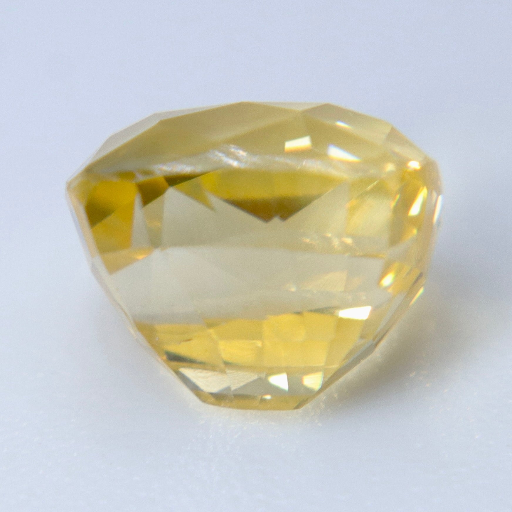 2.15ct Natural Yellow Sapphire – Unheated Ceylon Rectangular Cushion Cut VVS Gemstone - Sapphirepal