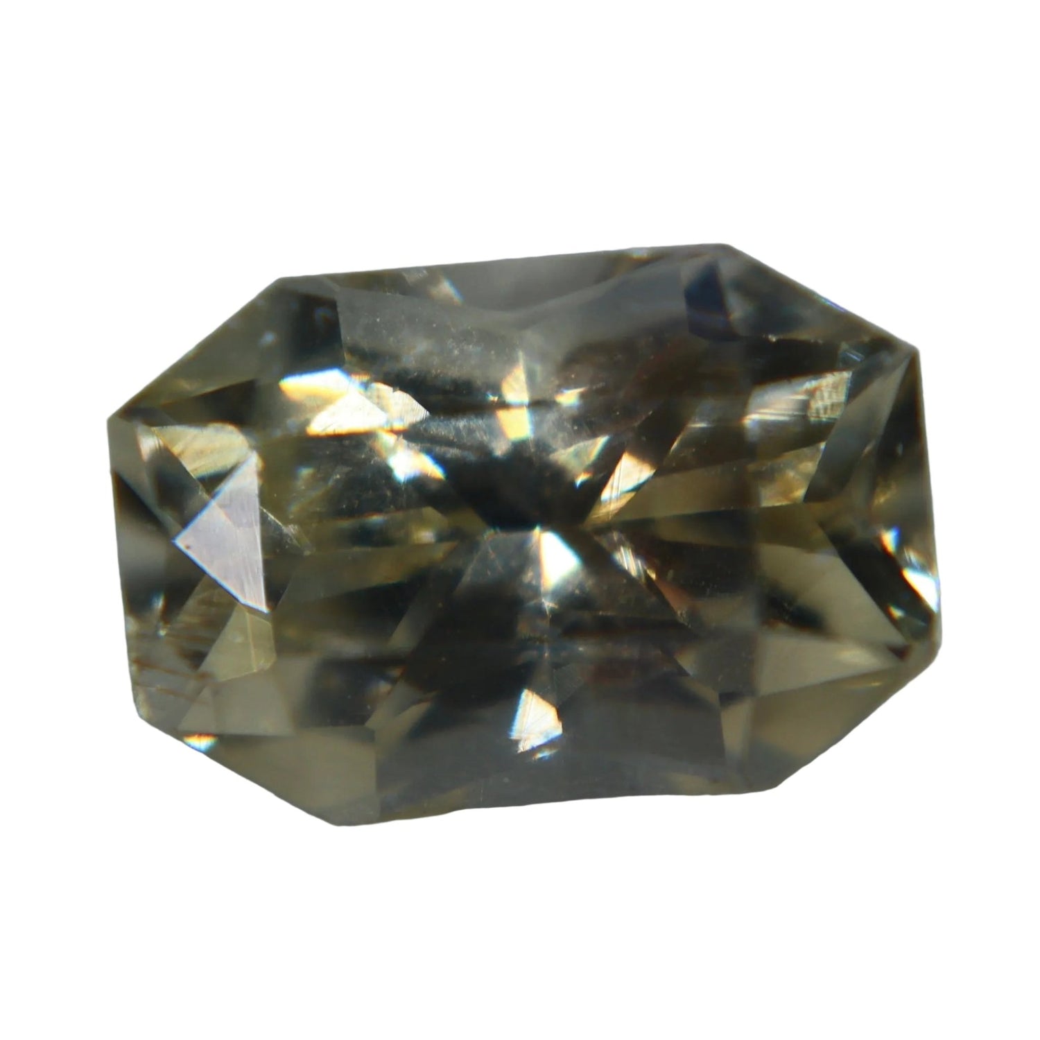 2.18ct Natural Greenish Yellow Chrysoberyl – Ceylon Fancy Cut - Sapphirepal